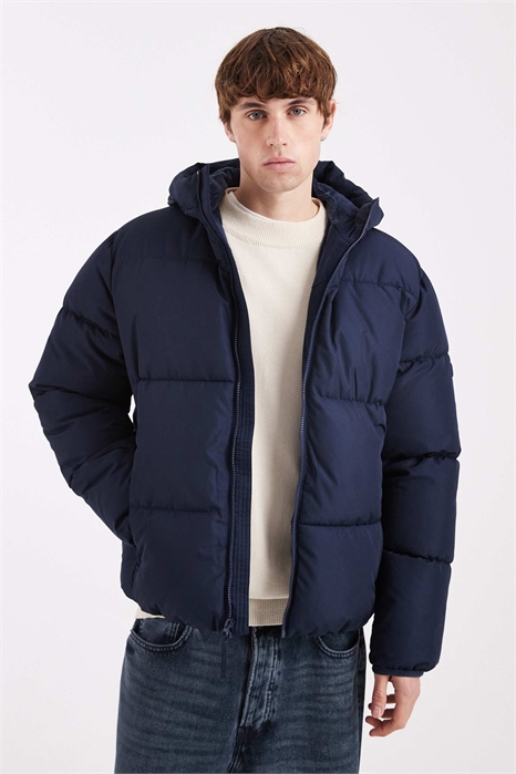 Пуховик с капюшоном артикул 151967593