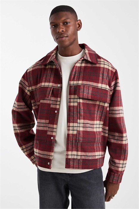 Куртка Харрингтон под шерсть артикул 148194914