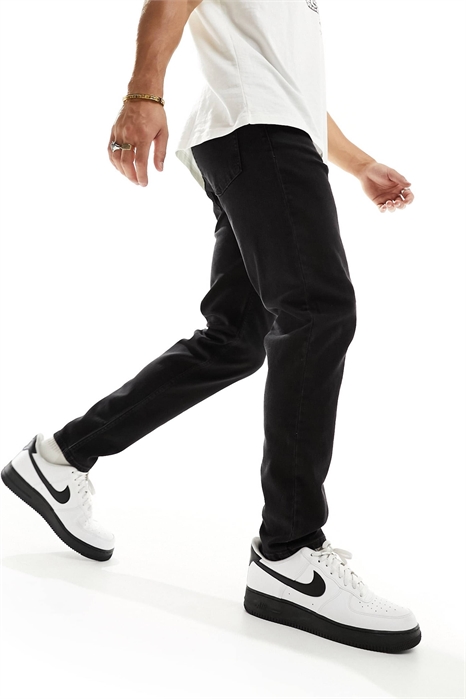 Джинсы зауженного кроя артикул 132921557