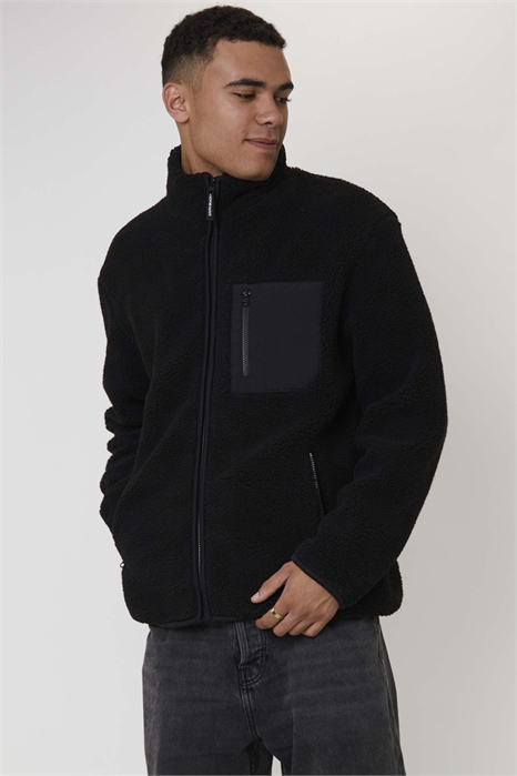 Куртка из флиса с капюшоном и застежкой-молнией артикул 151541369