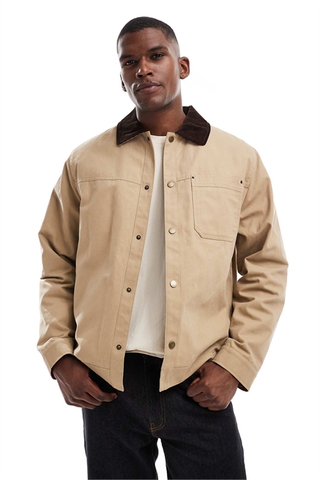 Рабочая куртка с воротником из шнурка артикул 150151178