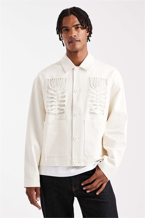 Куртка Харрингтон с вышивкой артикул 142912365