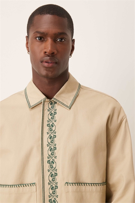 Куртка Харрингтон с вышивкой артикул 140913578