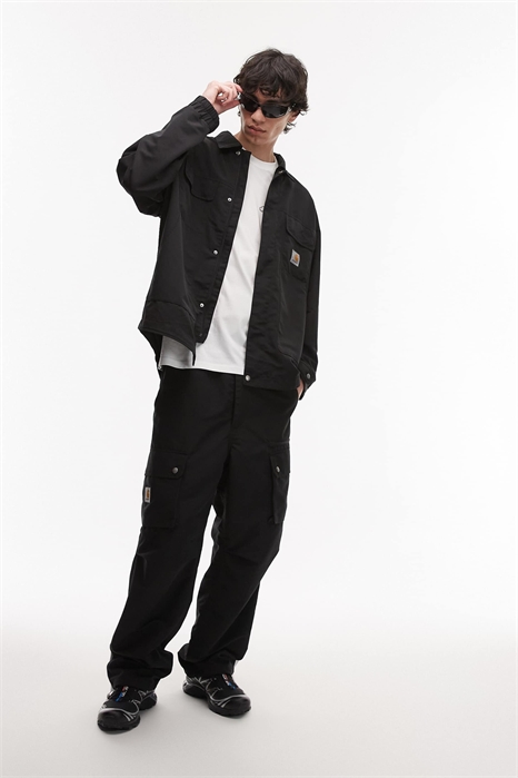 Универсальная рубашка Liam черного цвета артикул 141488126