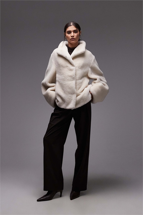 Куртка из искусственного меха из чистой шерсти артикул 153891690