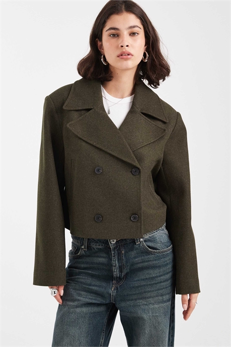 Короткий классический тренч артикул 142205770