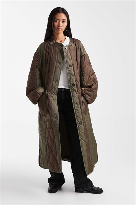 Гибридная куртка с удлиненным кроем артикул 147787556
