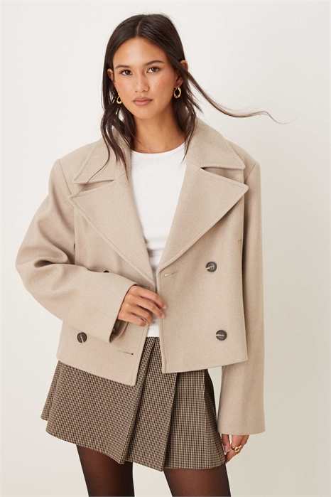 Короткий классический тренч артикул 142434124