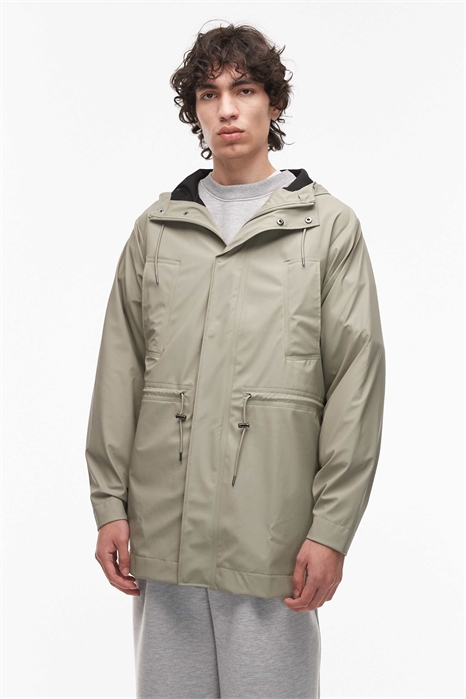 Длинная водонепроницаемая куртка на молнии, 12010 артикул 150042666