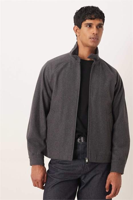 Куртка на молнии из смешанной шерсти артикул 151558398