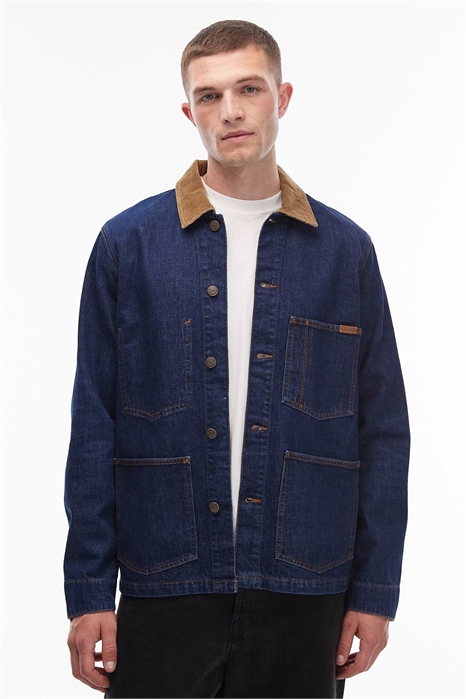 Рабочая куртка с контрастным воротником артикул 148855890