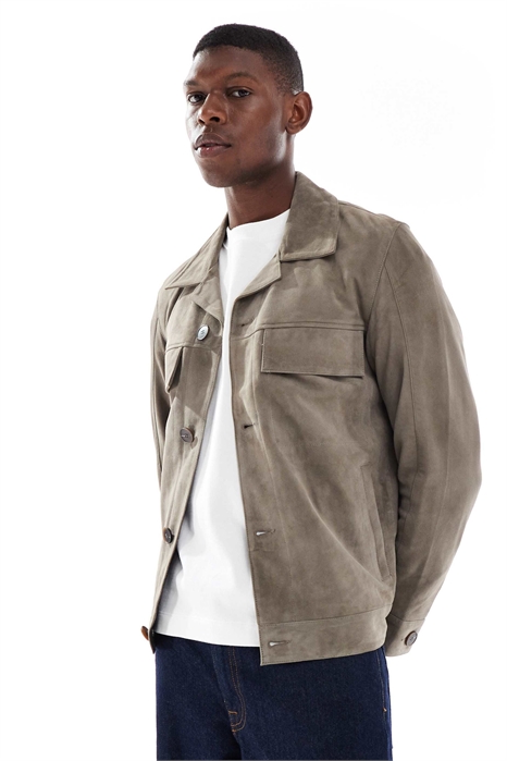 Куртка из замши артикул 150564785