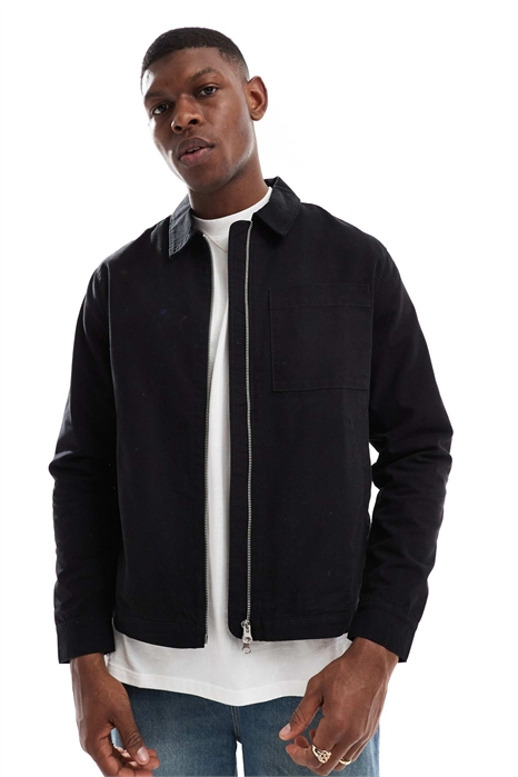 Куртка из твила на молнии артикул 143314455