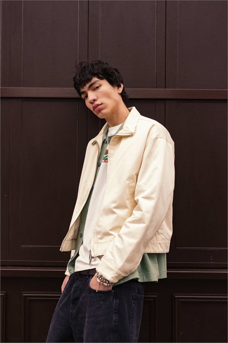 Куртка Харрингтон из твила артикул 139729803