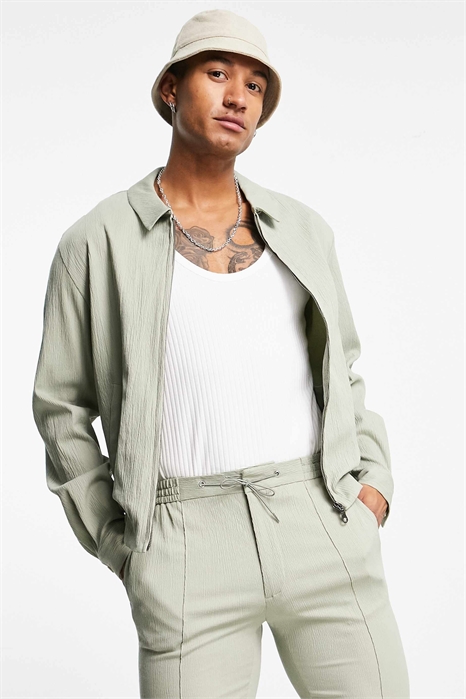 Стильная куртка-харрингтон co-ord артикул 1933102