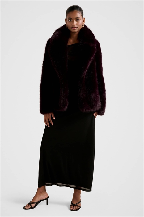 Пальто из искусственного меха артикул 150781587