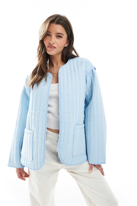 Куртка с стегаными полосками артикул 144209801