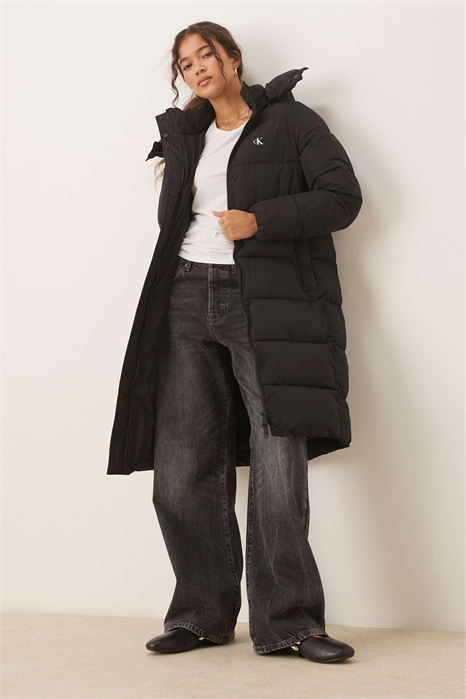 Длинная утепленная куртка-пуховик артикул 150084588