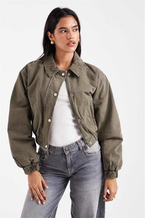 Джинсовая куртка-бомбер артикул 149051716