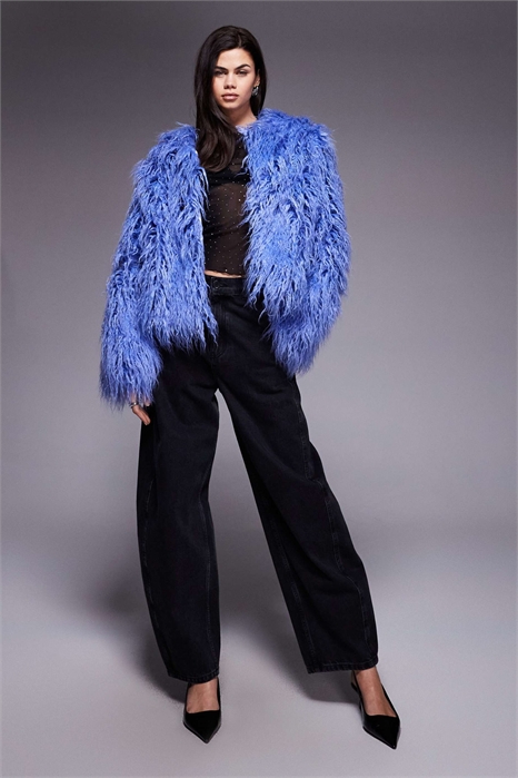 Куртка Esme из искусственного монгольского меха артикул 149954872