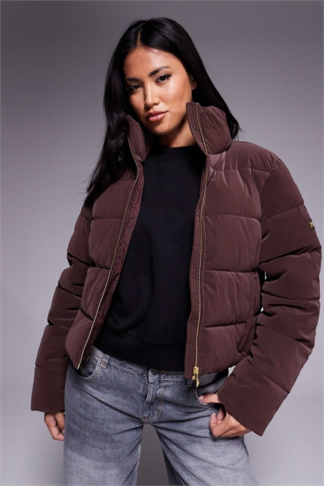 Пуховик Hudson с бархатистой текстурой артикул 149963401