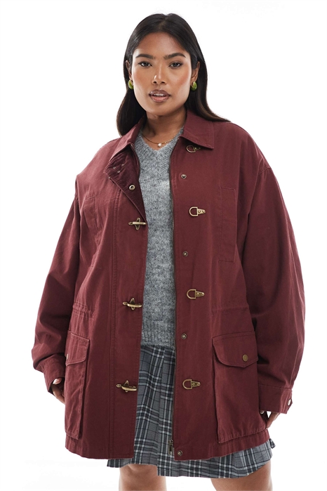 ASOS DESIGN Curver — легкая парка артикул 143358038