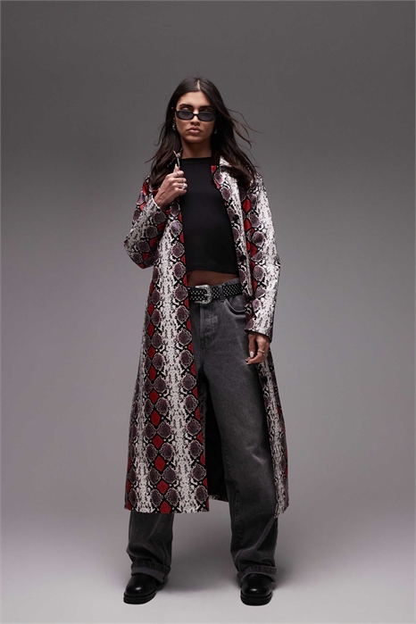 Тренч из полиуретана артикул 143139327