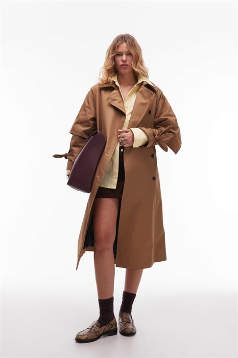 Пражский тренч свободного кроя артикул 149662289