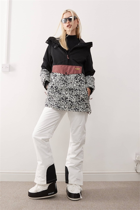 Ски-анорак Overstoke с леопардовым принтом — ЧЕРНЫЙ — ЧЕРНЫЙ артикул 140831591