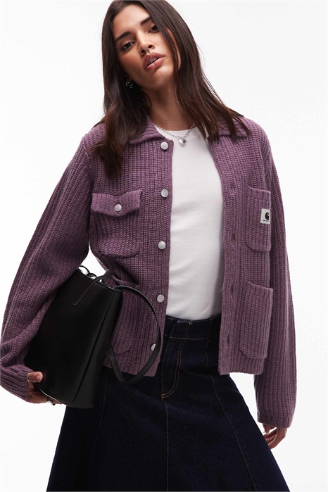 Кардиган с вязаным воротником из Мичигана артикул 148995813