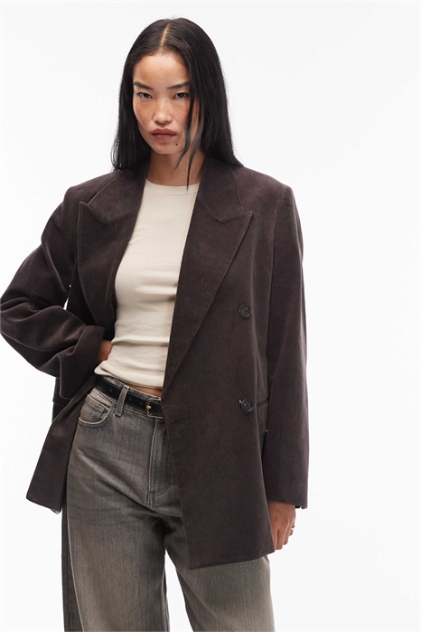 Двубортный блейзер-пальто артикул 150524138