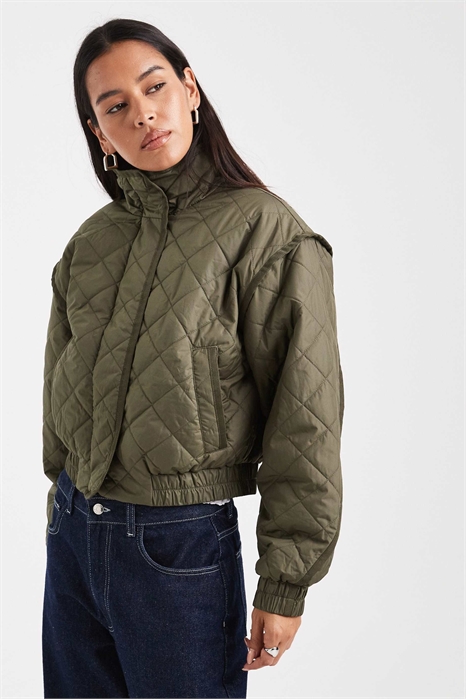 Стеганая куртка Хаки артикул 147763055