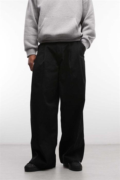 Широкие брюки-чино артикул 155702089