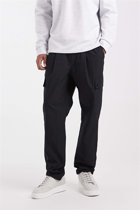 Брюки-карго зауженного кроя артикул 149145194