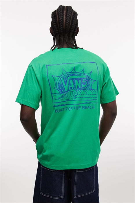 Футболка Bright Day с принтом на спине, зеленая артикул 154607720