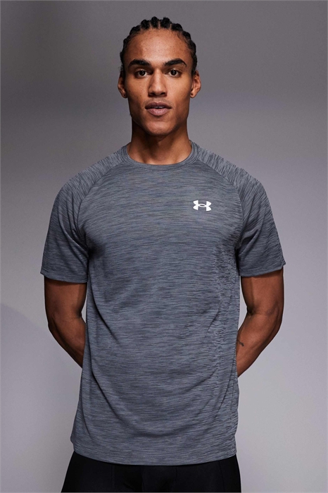 Футболка с короткими рукавами и текстурированной поверхностью артикул 153664672