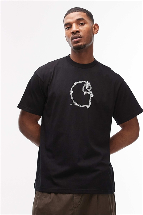 Футболка с логотипом Barbwire артикул 154451429