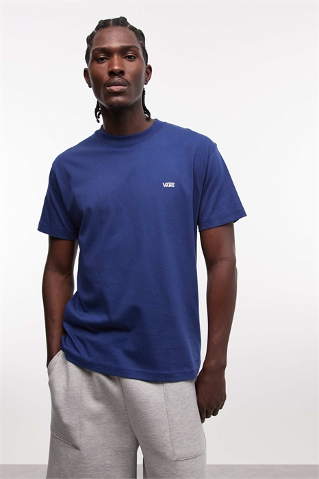 Футболка с логотипом на левой груди, синего цвета артикул 154607709