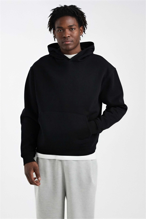 Худи прямого кроя с капюшоном артикул 151058421
