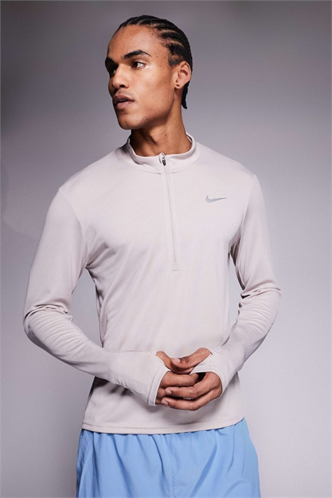 Футболка Pacer Dri-FIT с длинным рукавом и полузастежкой-молнией артикул 149964843