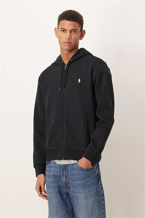 Толстовка с капюшоном, двойным трикотажем и застежкой-молнией с логотипом в виде иконки артикул 117583662