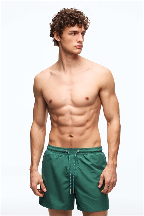 Базовые плавательные шорты зеленого цвета артикул 155927514