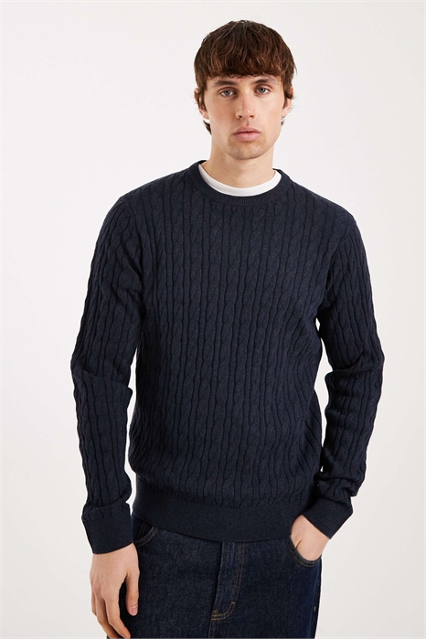 Свитер с круглым вырезом артикул 154867567