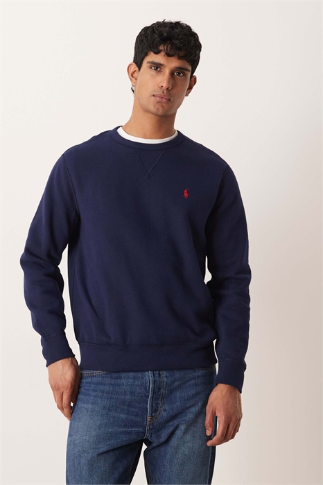 Толстовка с логотипом и круглым вырезом артикул 154008462