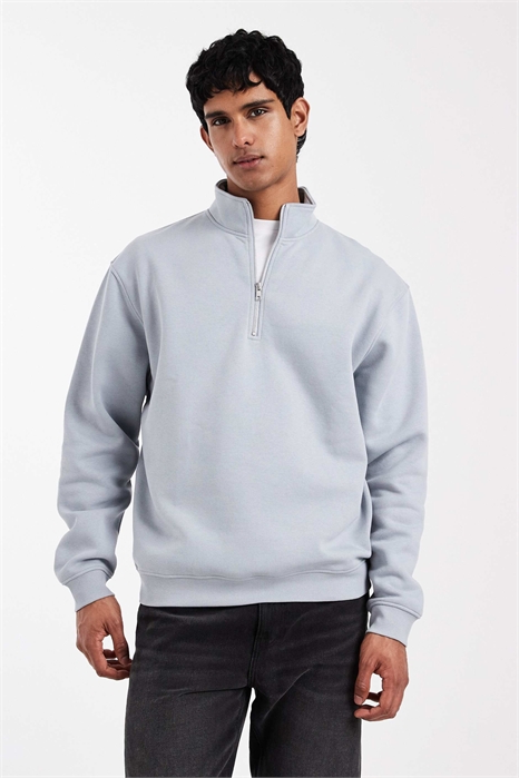 Свитшот с застежкой-молнией на четверть длины артикул 152000371