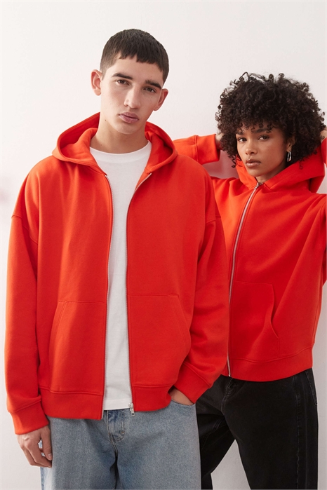 Универсальная толстовка с капюшоном на молнии артикул 152228749