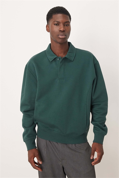 Свободная толстовка с высоким воротником артикул 150173085