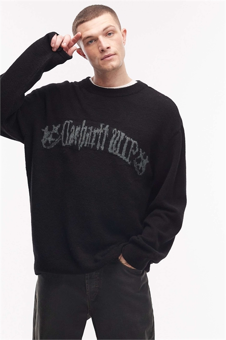 «Истории о поездках на работу» — вязаный свитер артикул 153249886