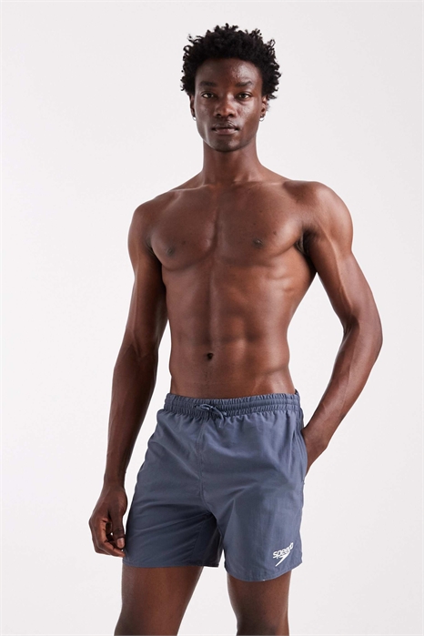 Мужские незаменимые 16-дюймовые шорты для плавания серого цвета артикул 152973929