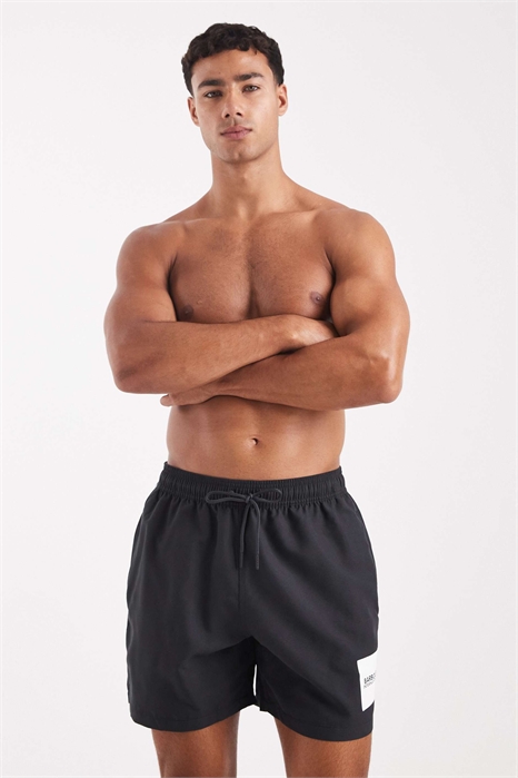 Плавки с логотипом, черные артикул 142806314